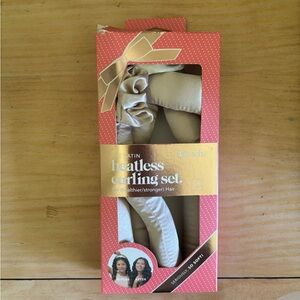 Kitsch Satin Heatless Curling Set in Cream